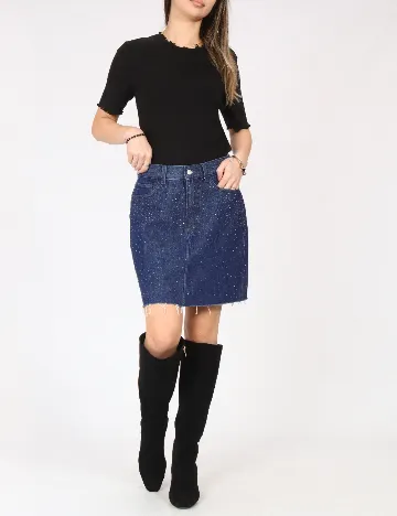 Fusta C&A, bleumarin Albastru