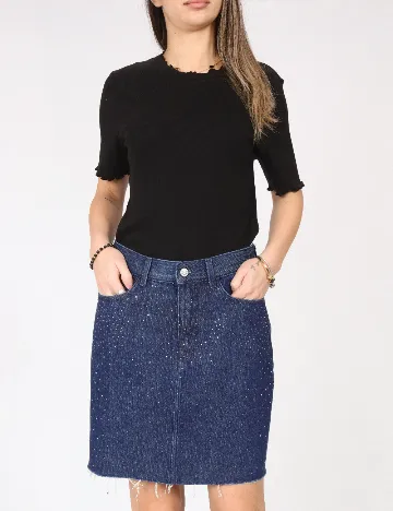 Fusta C&A, bleumarin Albastru