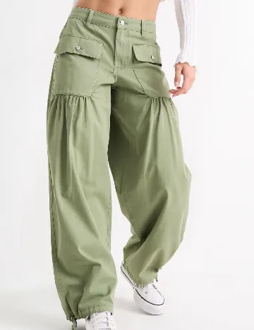 Pantaloni C&A, kaki Verde