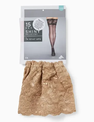 Ciorapi 15 den C&A, crem Crem