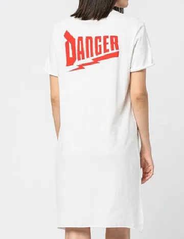 Rochie scurta Only Carmakoma, alb Alb