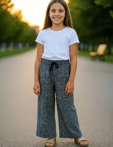 Pantaloni Zara, bleumarin Albastru