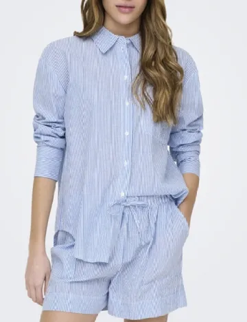 Camasa Jacqueline de Yong, albastru Albastru