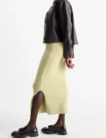 Fusta C&A, verde deschis Verde