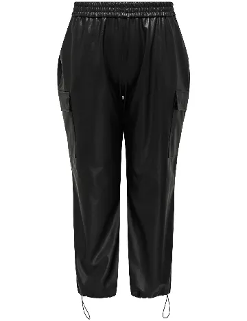 Pantaloni Only Carmakoma, negru Negru