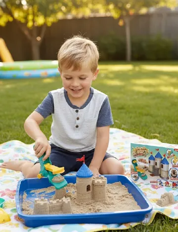 Set modelare nisip Toi-Toys, mix culori Mix culori