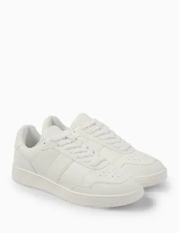 Adidasi C&A, alb Alb