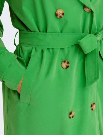 Trench Jacqueline de Yong, verde