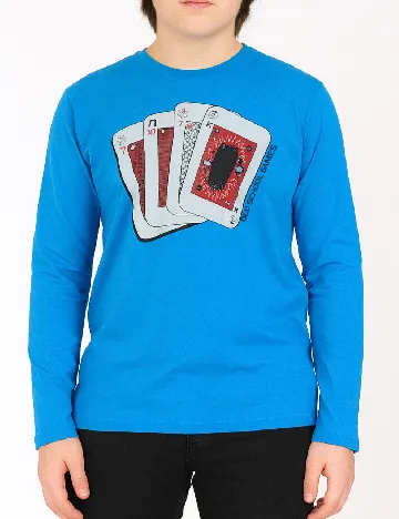 Bluza Zara, albastru Albastru