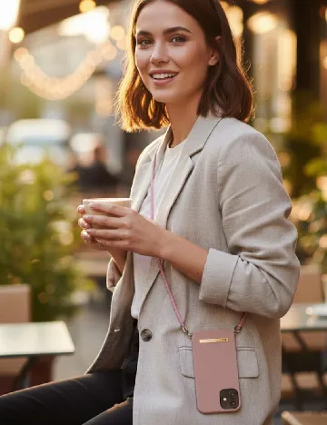 Husa Iphone 12 Pro Max IDEAL OF SWEDEN, roz Roz