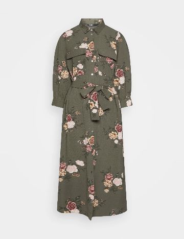 Rochie medie Only Carmakoma, verde