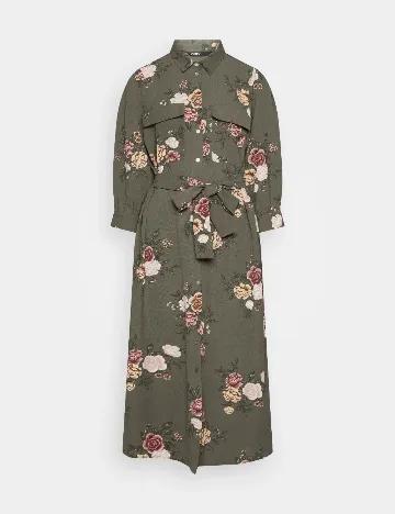 Rochie medie Only Carmakoma, verde Verde