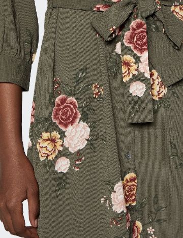 Rochie medie Only Carmakoma, verde