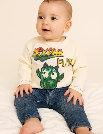 Bluza Zara, crem Crem