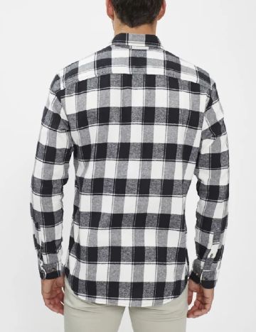 Camasa Jack&Jones, negru/alb