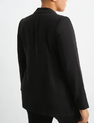 Sacou C&A Plus Size, negru Negru