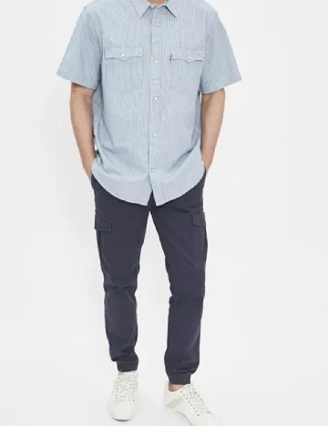 Pantaloni Jack&Jones, albastru Albastru