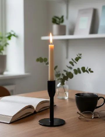 Suport lumanare Zd Trading, negru Negru