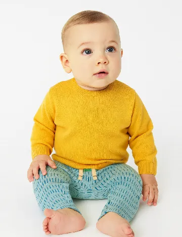 Pantaloni Zara, albastru Albastru