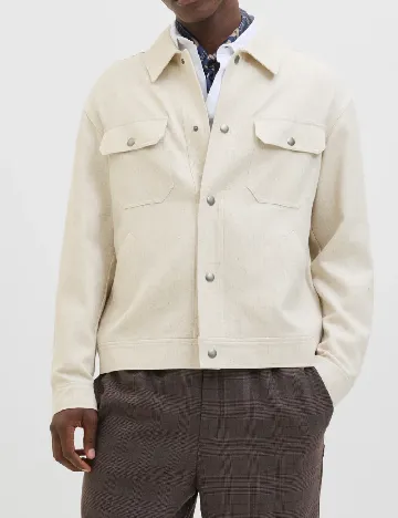 Jacheta Jack&Jones, bej Crem