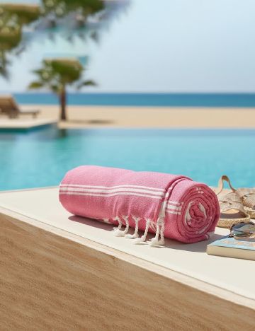 Prosop de plaja, roz