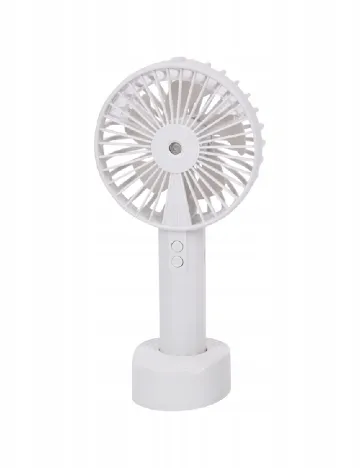 Ventilator portabil cu funcție de pulverizare, alb Alb