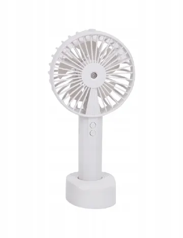 Ventilator portabil cu funcție de pulverizare, alb Alb