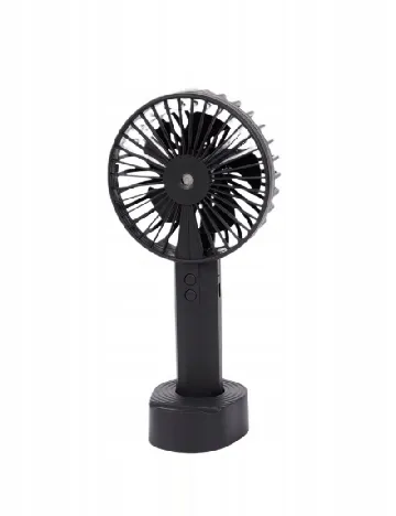 Ventilator portabil cu funcție de pulverizare, negru Negru
