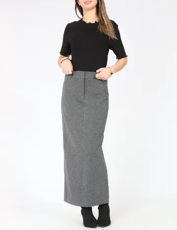 Fusta C&A, gri Gri