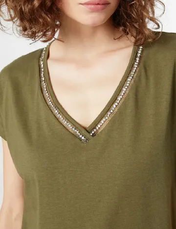 Tricou Only, verde Verde