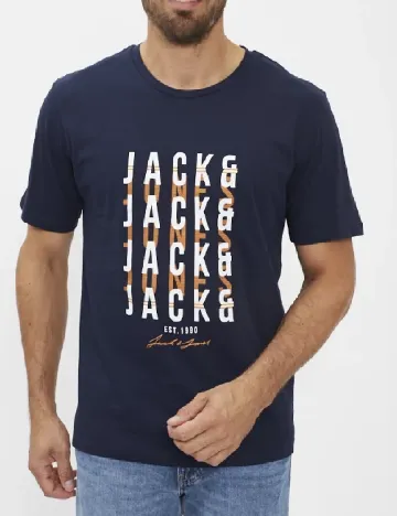 Tricou Jack&Jones, bleumarin Albastru