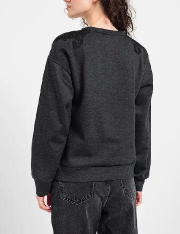 Bluza Only, gri inchis Gri