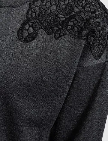 Bluza Only, gri inchis Gri