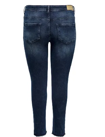 Blugi Only Carmakoma, bleumarin Albastru