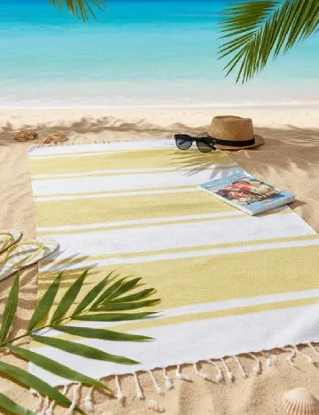 Prosop de plaja, galben Galben