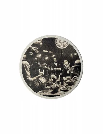 Set suporuri pahare reversibile, 50 buc, gri Gri