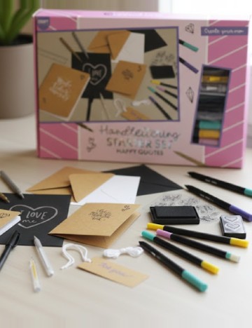 Set caligrafie Craft world, mix culori