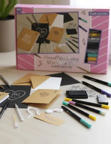 Set caligrafie Craft world, mix culori Mix culori