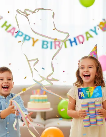 Confetti  3 bucati, mix culori Mix culori