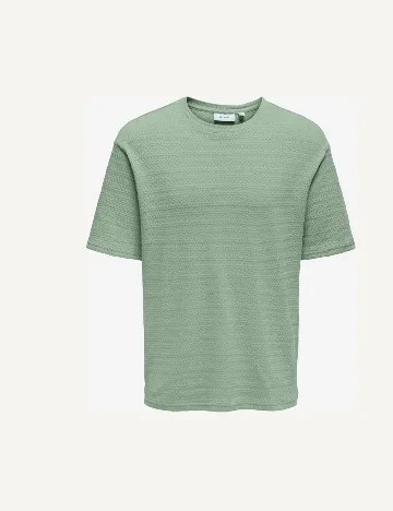 Tricou Only, verde Verde