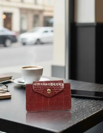 Mini portofel Trendz, visiniu Rosu