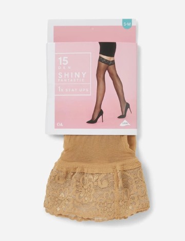 Ciorapi 15 den C&A, crem