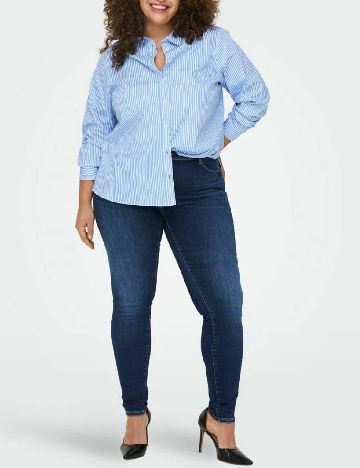 Blugi Only Carmakoma, bleumarin