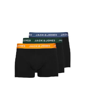 Set Boxeri 3 perechi Jack&Jones, negru Negru