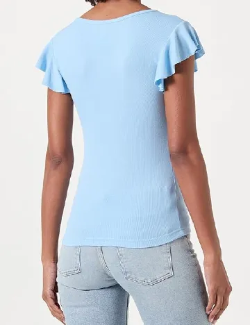 Tricou Only, bleu Albastru