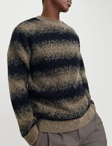 Pulover Jack&Jones, negru/verde