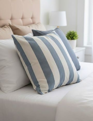 Fata de perna ACTION, alb/albastru