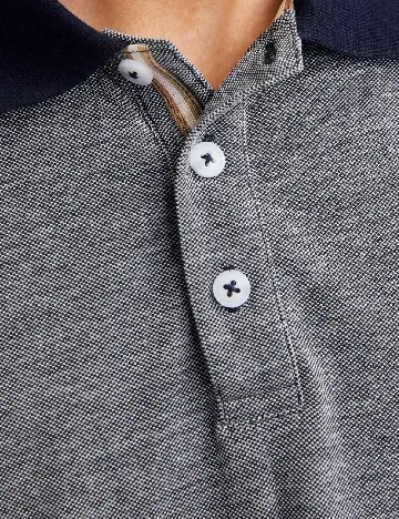 Tricou Jack&Jones, bleumarin/alb Albastru