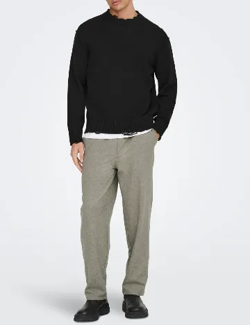 Pulover Only, negru Negru