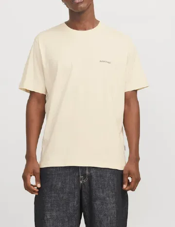 Tricou Jack&Jones, bej Crem